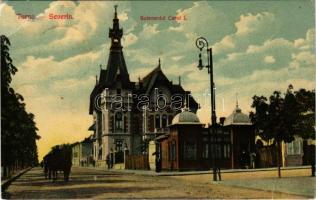 Turnu Severin, Szörényvár; Bulevardul Carol I. / street view (EB)