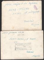1949 Labdarúgó csoportképek, BLASZ-DLASZ ifi kupa és BLASZ-KÖLASZ ifi válogatott mérkőzések, 2 db fo...