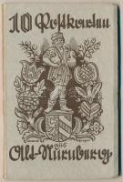 Nürnberg, die Stadt der Reichsparteitage. 10 Postkarten vom Reichsparteitag-Gelände / Leporello booklet with 10 pre-1945 postcards