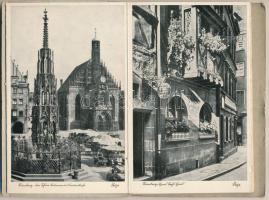 Nürnberg, die Stadt der Reichsparteitage. 10 Postkarten vom Reichsparteitag-Gelände / Leporello book...