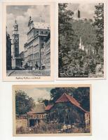 15 db RÉGI külföldi város képeslap / 15 pre-1945 foreign town postcards