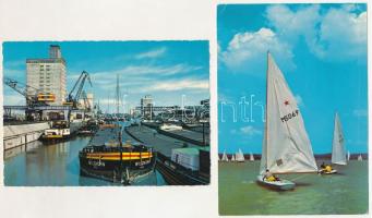 HAJÓ - 12 db MODERN motívum képeslap / SHIP - 12 modern motive postcards