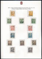 1871 14 db Réznyomat bélyeg közte 2 sor (~58.000)