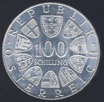 Ausztria 1975. 100Sch Ag "Johann Srauss" T:2+