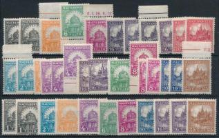 1926-1928 Pengő-fillér 37 db bélyeg / 37 stamps