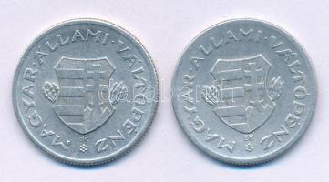 1946-1947. 1Ft Al "Kossuth-címer" (2xklf) T:AU,XF
Adamo F6