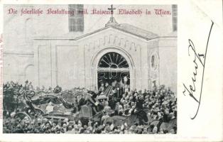 1898 Vienna the funeral of Sissi