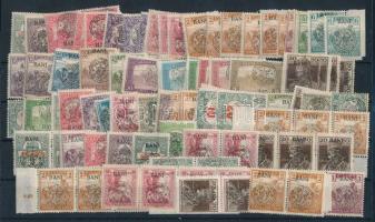 Megszállási bélyegek stecklapon Bodor vizsgálójellel