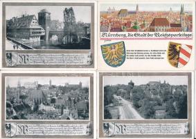 Nürnberg - 6 pre-1945 town postcards in mixed quality
