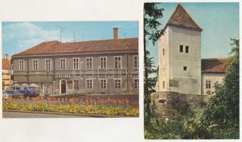 Kőszeg - 12 db MODERN város képeslap, közte néhány RÉGI / 12 modern town postcards, with pre-1945 on...