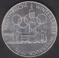 Ausztria 1976. 100Sch Ag "Innsbruck - XII. téli olimpia" T:1 kis ph