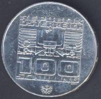 Ausztria 1976. 100Sch Ag "Innsbruck - XII. téli olimpia" T:1