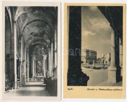 Győr - 12 db MODERN város képeslap / 12 modern town postcards