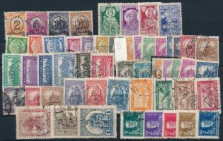 1920-1931 Kis összeállítás sorokkal, közepes stecklapon