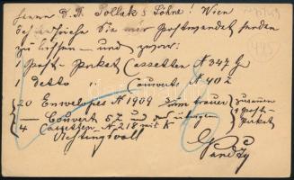 1888 2kr díjjegyes levelezőlap / PS-card "SPALATO"