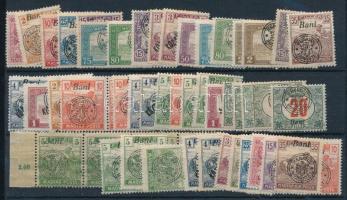 Megszállási bélyegek stecklapon Bodor vizsgálójellel