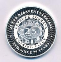 2017. "Magyar Pénzverő Zrt. Látogatói Érem / 25 éve részvénytársaság" kétoldalas Cu-Ni emlékérem kapszulában (42,5mm) T:UNC Hungary 2017. "Hungarian Mint Ltd. Visitor Medal / 25th Anniversary of becoming Stock Company" Cu-Ni medallion in capsule (42,5mm) C:UNC