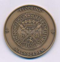 2013. "Magyar Pénzverő Zrt. Látogatói Érem / Elődeink - Nagyszeben" kétoldalas bronz emlékérem kapszulában (42,5mm) T:UNC Hungary 2013. "Hungarian Mint Ltd. Visitor Medal / Our ancestors - Sibiu" bronze medallion in capsule (42,5mm) C:UNC