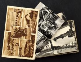 100 db MODERN magyarországi város képeslap (1950-60) / 100 modern Hungarian town postcards (1950-60s)