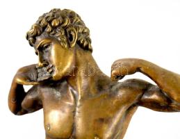 Frederic Leighton (1830-1896) után: The Sluggard. A levéllel takart változat. A művész alkotását kés...