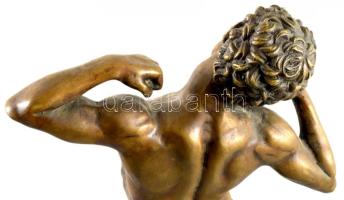 Frederic Leighton (1830-1896) után: The Sluggard. A levéllel takart változat. A művész alkotását kés...