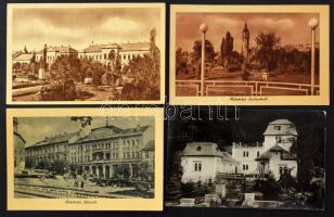 100 db MODERN megíratlan magyarországi város képeslap (1950-60) bonbonos dobozban / 100 modern unused Hungarian town postcards (1950-60s) in a chocolate box