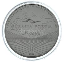 2022. "Sustainable Growth and Cooperation (Fenntartható növekedés és együttműködés) / Budapest Eurasia Forum 2022" kétoldalas Cu-Ni emlékérem kapszulában, tanúsítvánnyal, eredeti "MNB" dísztokban. (42,5mm)