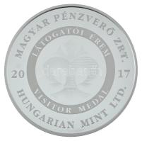 2017. "Magyar Pénzverő Zrt. Látogatói Érem / 25 éve részvénytársaság" kétoldalas Cu-Ni emlékérem kapszulában (42,5mm) T:UNC Hungary 2017. "Hungarian Mint Ltd. Visitor Medal / 25th Anniversary of becoming Stock Company" Cu-Ni medallion in capsule (42,5mm) C:UNC