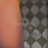 A. Kádár Kata (-): Sárga harmónia. Olaj, airbrush, farost. Jelzett. Dekoratív fakeretben, 60x40 cm