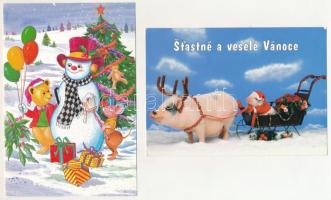 MIKULÁS - 6 db MODERN képeslap / SAINT NICHOLAS - 6 modern postcards