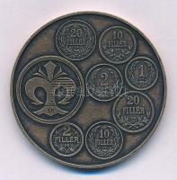 2025. "Magyar Pénzverő Zrt. Látogatói Érem / A koronarendszer váltópénzei" kétoldalas bron...