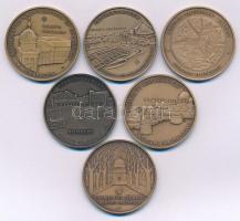 2018-2023. Történelmi emlékhelyek érmesorozat hat darab érméje: 2018. 2000Ft Cu-Zn "Nemzeti Eml...