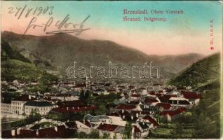 1903 Brassó, Kronstadt, Brasov; Bolgárszeg / Obere Vorstadt / Scheiul, Scheii Brasovului, Bulgarimea. D.K.F.E. III. (Rb)