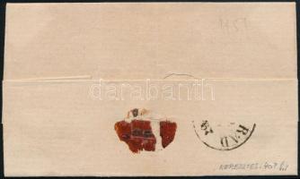 ~1867 5kr levélen / on cover "KERESZTES" - Nagyvárad