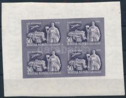 1949 Bélyegnap vágott kisív (100.000) (ráncok / creases)