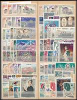 Monaco 1961-1986 47 db komplett sor és önálló érték közepes berakólap mindkét oldalán (Mi EUR 193.-)