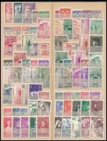Monaco 448 db klf bélyeg 3 közepes berakólap mind a 6 oldalán