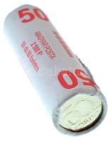 2021. 50Ft Cu-Ni-Zn "Eucharisztikus Világkongresszus" (50x) postai rolniban T:UNC,AU