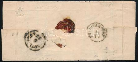 ~1865 5kr levélen / on cover "OKLÁND" (Gudlin 600 p) - Kolozsvár