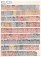 Queensland és Dél-Ausztrália 128 db klf postaazonosító számbélyegzővel ellátott bélyeg A/4 berakólapon