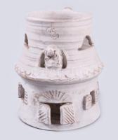 Vígh Éva (1941-): Mécsestartó. Jelzett, minimális kopással, m: 12 cm