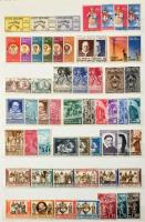 Vatikán 1943-1998 Zömmel postatiszta gyűjtemény, 12 lapos nagy alakú berakóban