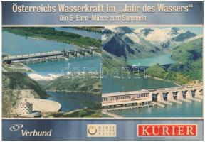 Ausztria 2003. 5E Ag "Vízenergia" bliszterben T:UNC Austria 2003. 5 Euro Ag "Wasserkraft (Waterpower)" in blister C:UNC Krause KM#3105