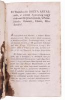 Ruszek József: A' filozofiának elöljáró értekezései. A' filozofiának summás rajzolata, vag...