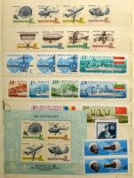 Magyar gyűjtemény a 60-as 70-es évekből, nagyrészt borítékokban ahogyan azt a gyűjtő az újdonságfelelőstől megkapta. Hozzá csaknem üres 12 lapos jó A/4 berakó + kevés bélyegzett bélyeg, kartondobozban.