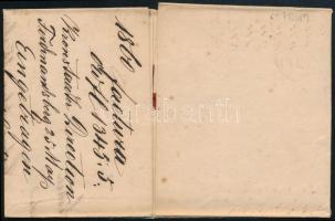 1860 10kr levélen / on cover "RUSZKBERG" - Hermannstadt