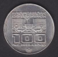 Ausztria 1976. 100Sch Ag "XII. téli olimpia - Innsbruck" T:1