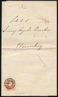 1861 5kr levélen / on cover "SZÁMOS ÚJVÁR" - Clausenburg