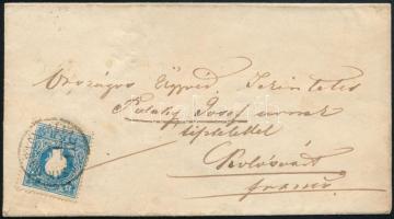 ~1859 15kr levélen / on cover "CSÍK MARTONFALVA" - Kolozsvár