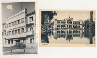 Kolozsvár, Cluj - 4 db RÉGI város képeslap: sétatér, szálloda, látkép / 4 pre-1945 town postcards: p...